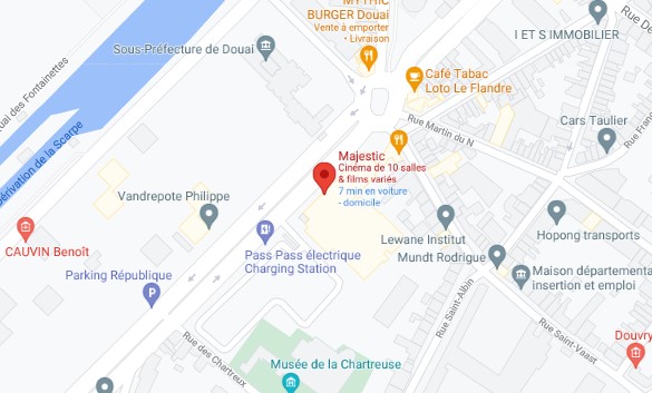 Googlemaps_Parc Fenain rue de la Motte Julien - Douai