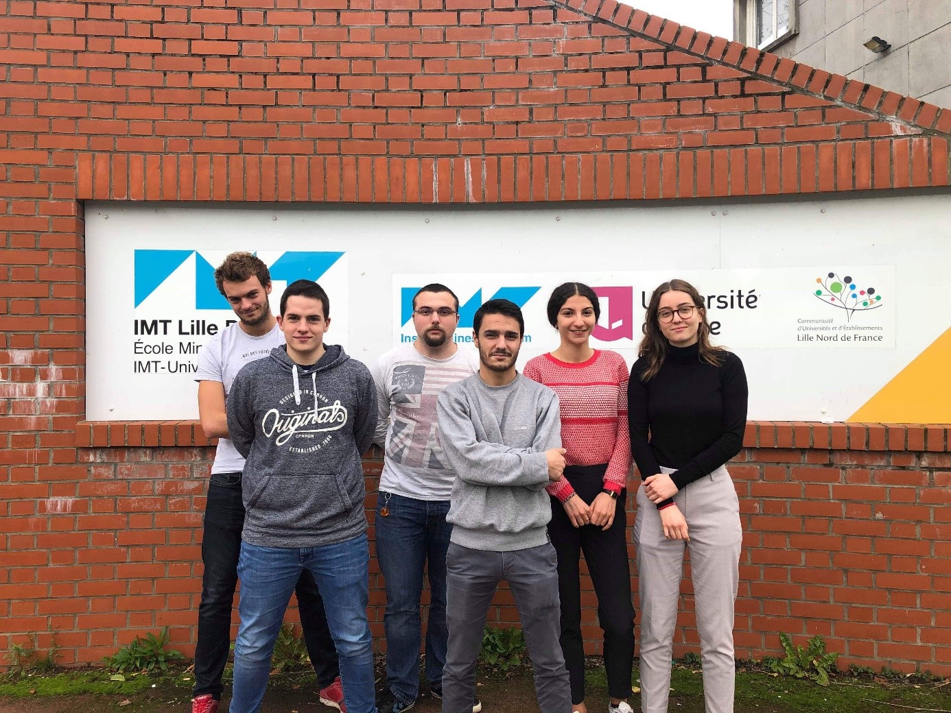 Les étudiants de l'IMT Lille-Douai