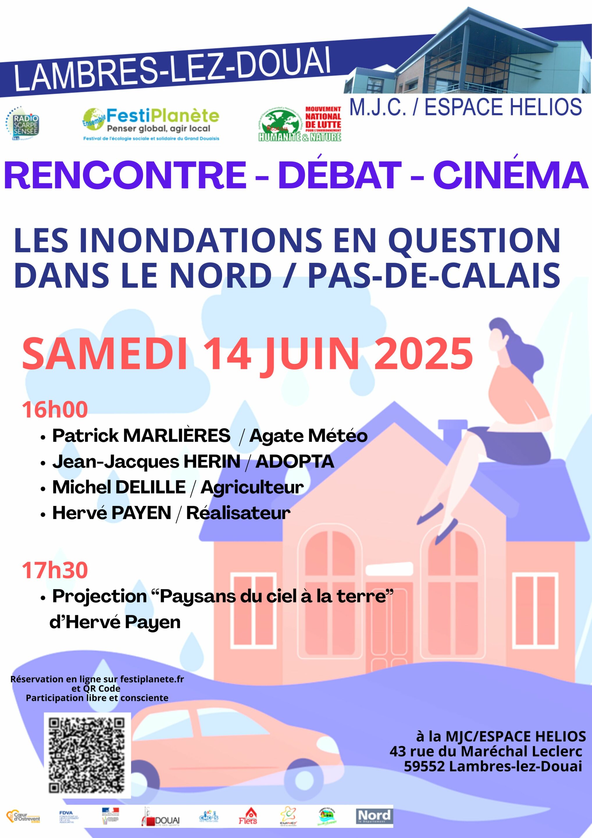 RENCONTRE DÉBAT - CINÉMA - Copie Affiche des 25 ans de Cuincy Environnement