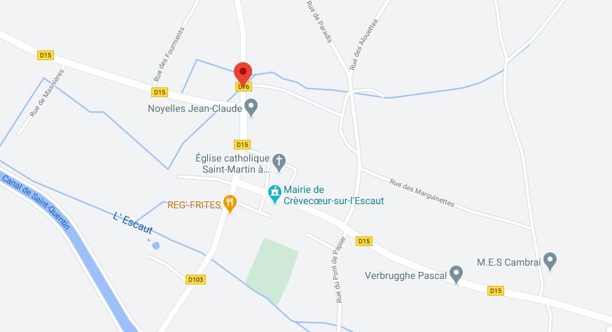Googlemaps_Parc Fenain rue de la Motte Julien - Douai