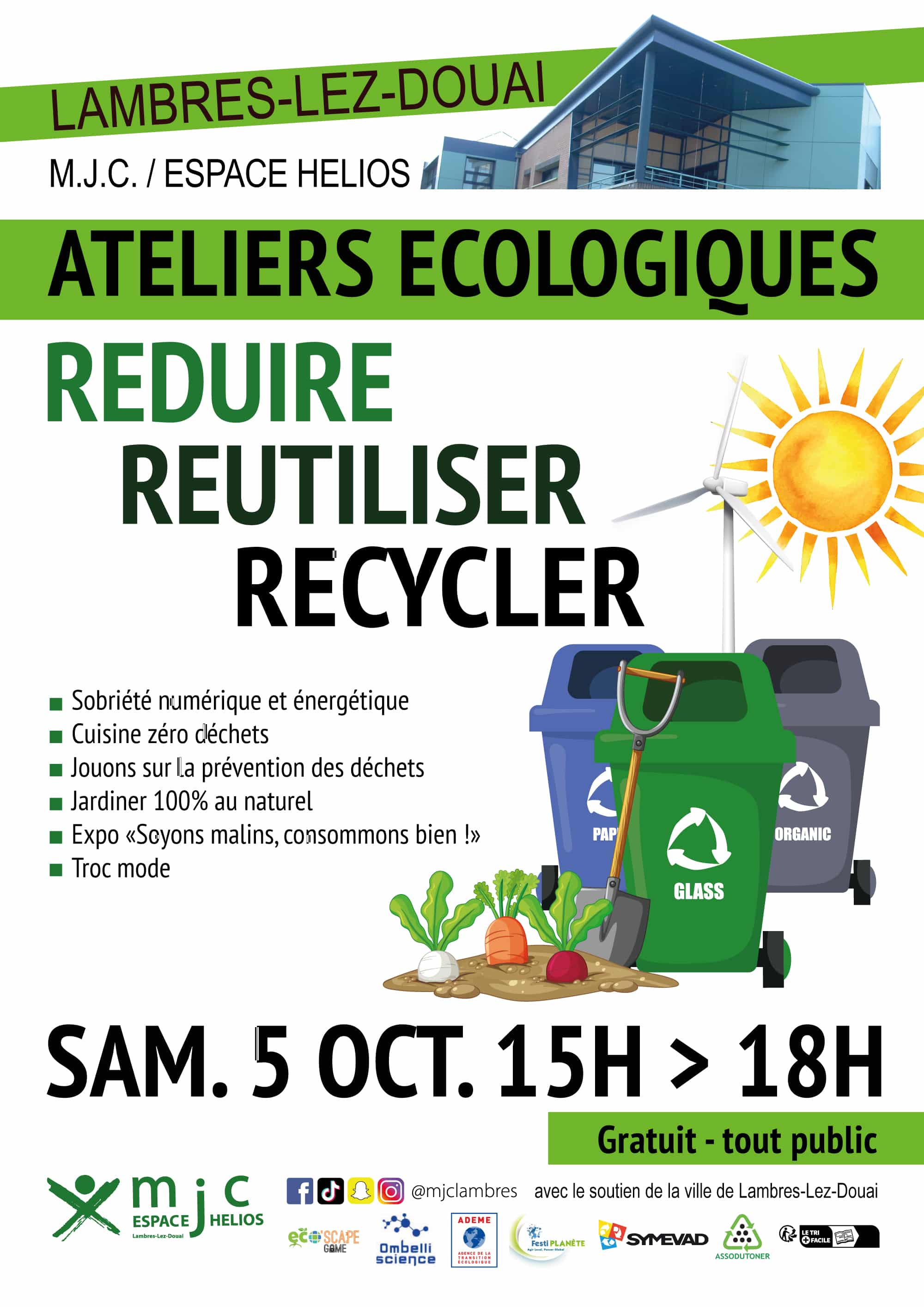 Affiche des 25 ans de Cuincy Environnement 